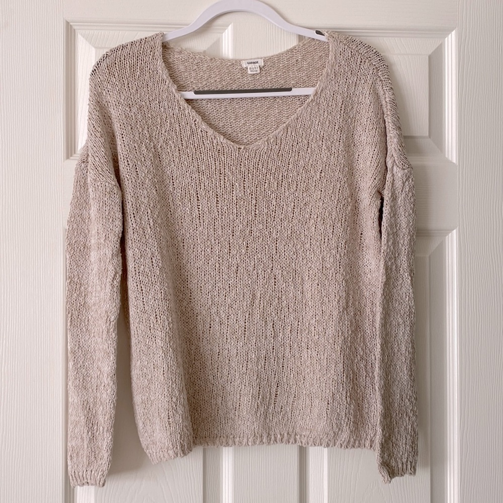 Garage V neck sweater